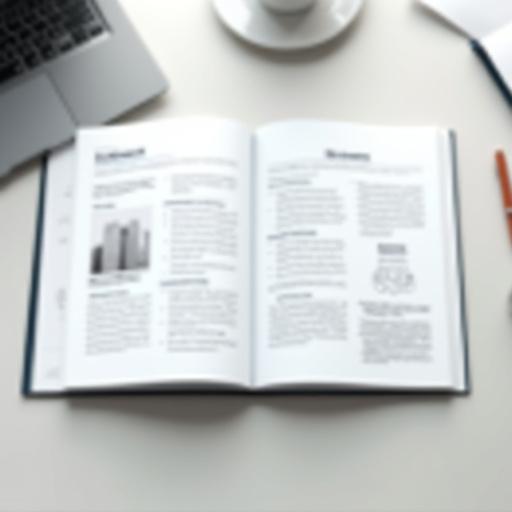 An open employee handbook on a desk